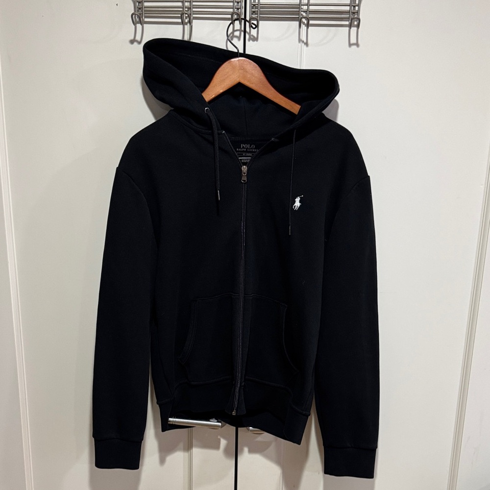 Polo by Ralph Lauren Men's Black Zip-Up Sweater